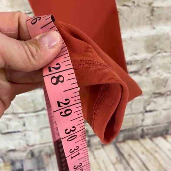 Orange high waisted active leggings size small - Picture 6 of 9